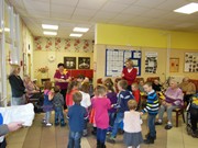 Vystoupení dětí v Domově důchodců Luštěnice